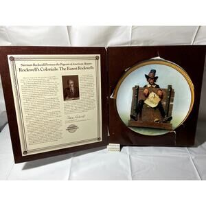 Colonial rockwell plate
